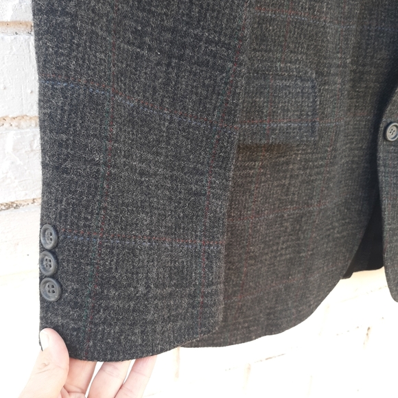 Adams Row Wool Tweed Sport Coat size 42R - Picture 4 of 9